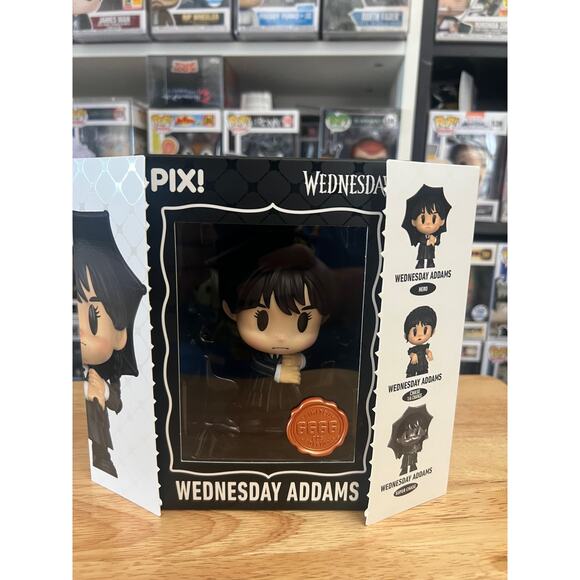 LIMITED EDITION 6666 PCS Wednesday Addams Thrilljoy PIX Vinyl Figure Television - Picture 1 of 3